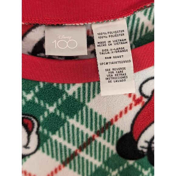 Disney Mickey Mouse Men'sChristmas Pajama Set Size XL Cozycore loungewear - Picture 4 of 9